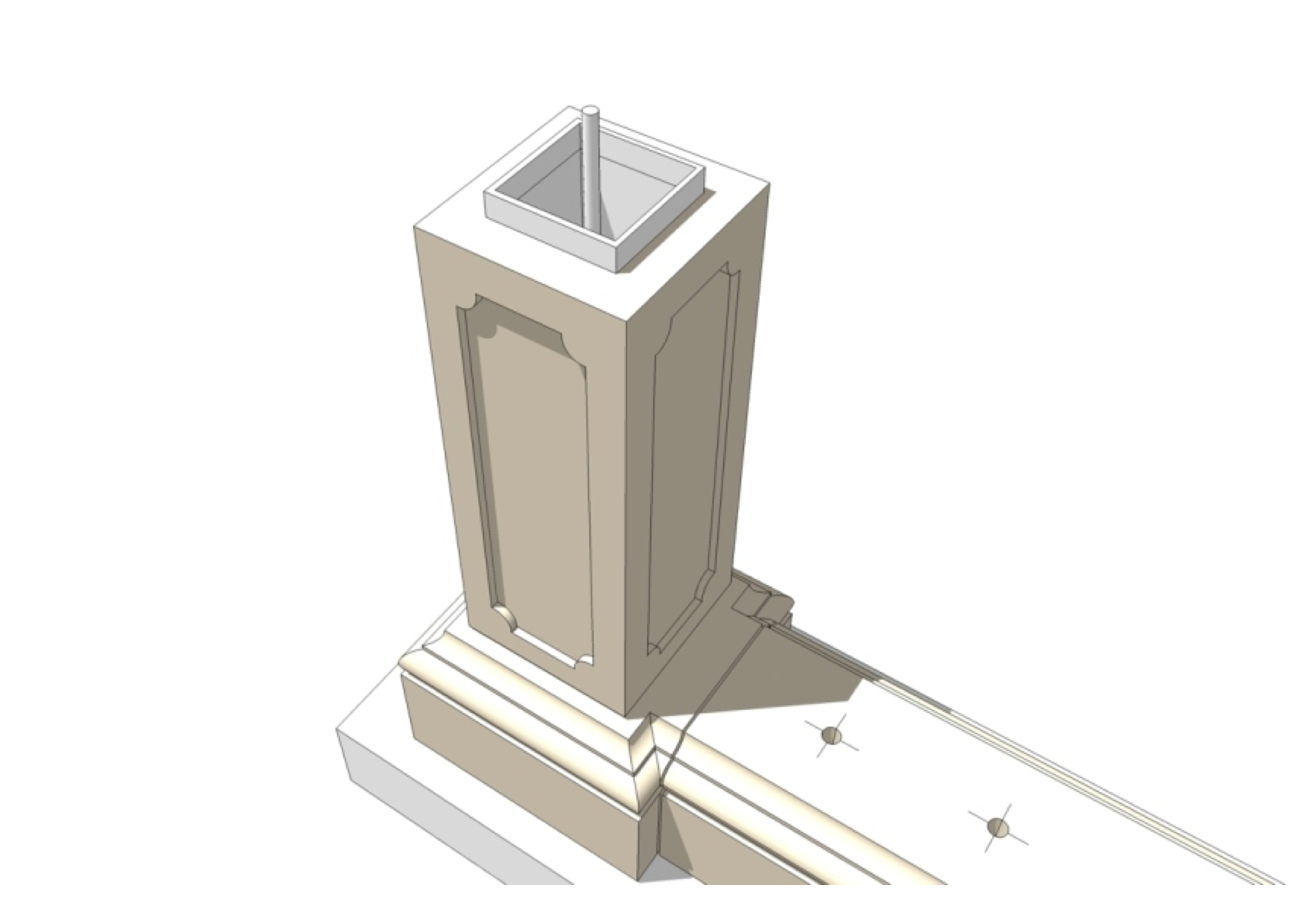 монтаж балясин
